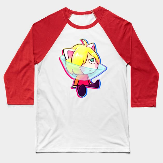 Cone of Shame Yurio Baseball T-Shirt by Astrayeah